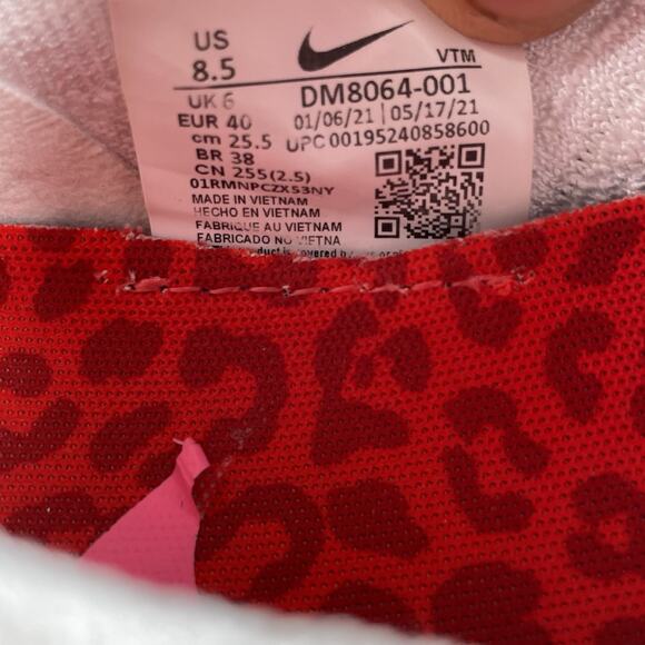 Nike React Phantom Run Flyknit 2 Women’s 8.5 White Pink Running Sneakers Shoes - Picture 10 of 10